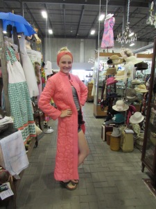 Stopping to try on the amazing vintage clothing, is a must.