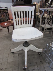 Found the perfect office chair... love the warn white paint!